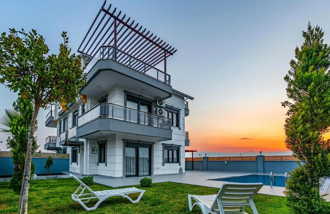 Villa With Jacuzzi, Sauna, And Pool For 7 People In Serik, Belek - Awz 167-1