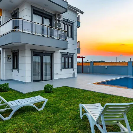 Villa With Jacuzzi, Sauna, And Pool For 7 People In Serik, Belek - Awz 167-2